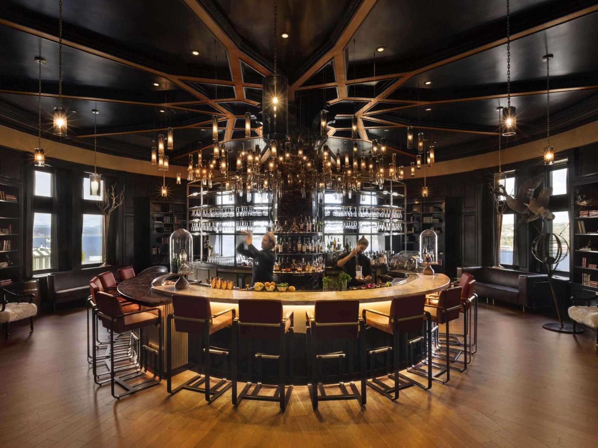 Fairmont Le Chateau Frontenac Quebec City Luaran gambar The bar at the restaurant